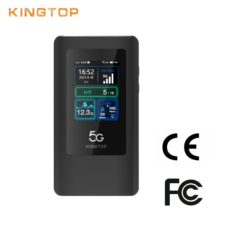 KINGTOP Mobile Hotspot 4G 5G Router Wifi Mobile Mifis Hotspot 4G Lte Wireless Pocket Router